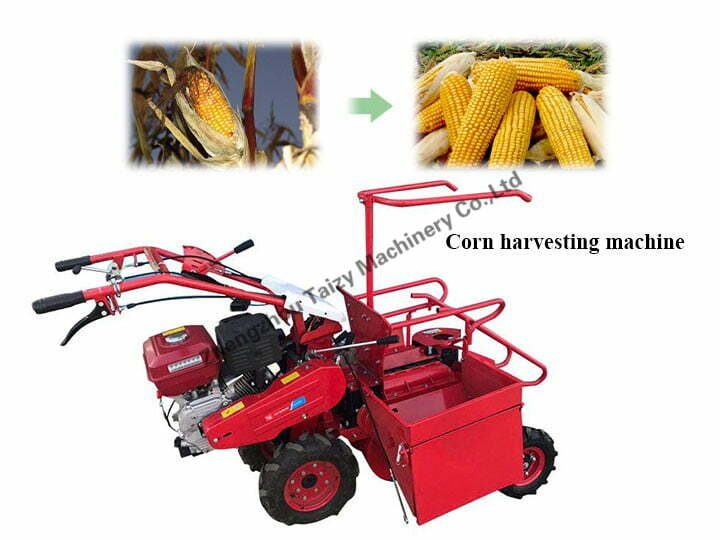 corn harvesting machine