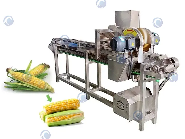 Automatic corn cutter machine