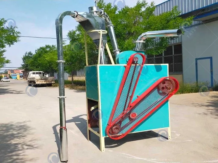 display of corn seed cleaner