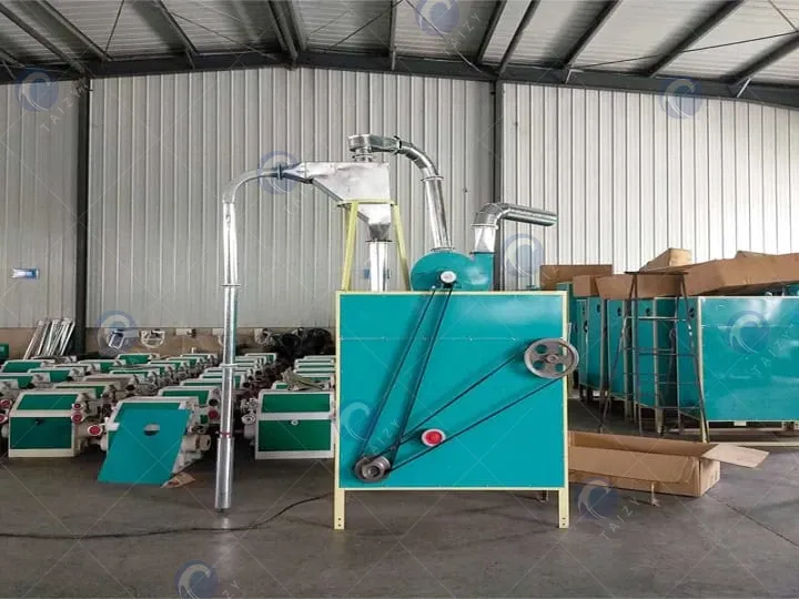 display of corn sorting machine
