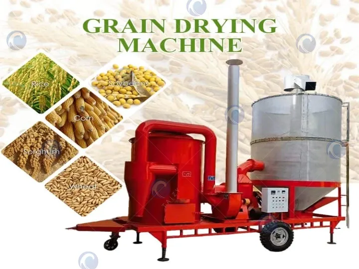 the mobile grain drying machine