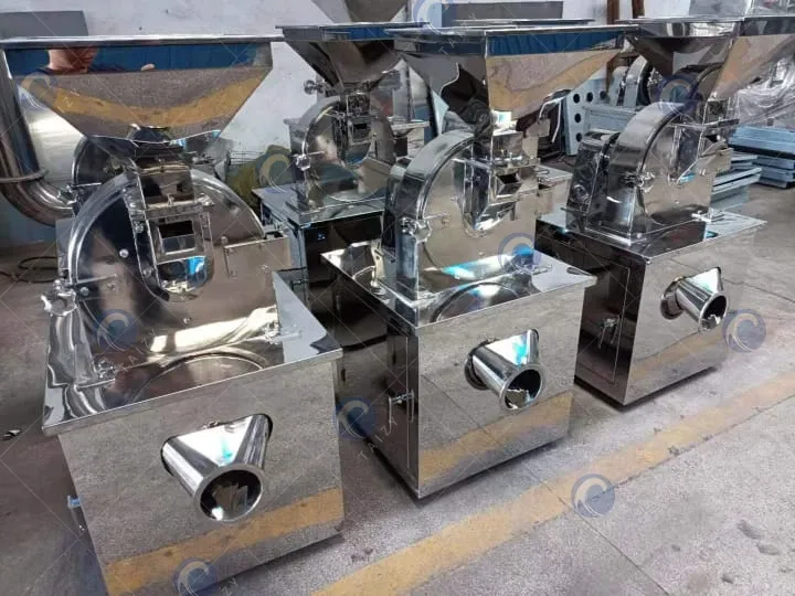 máquina de molienda de acero inoxidable