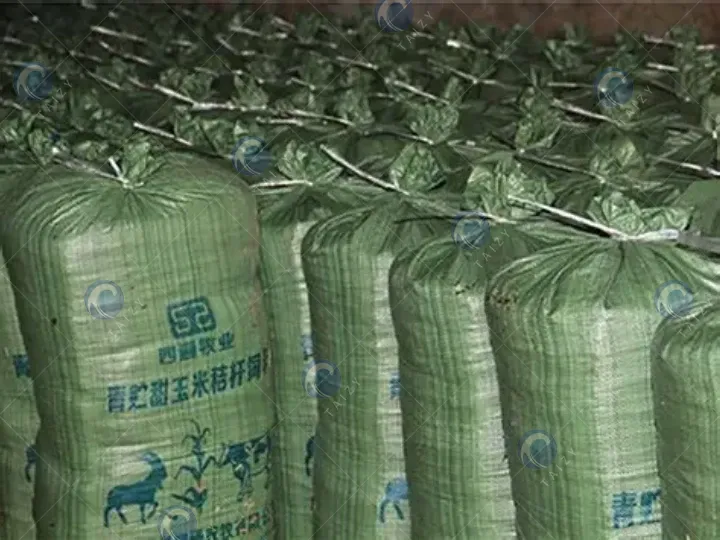 application of corn silage