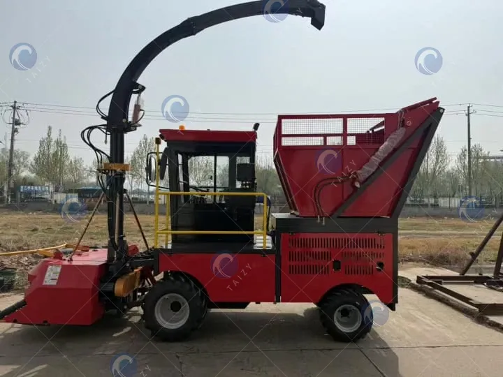 corn straw harvester machine