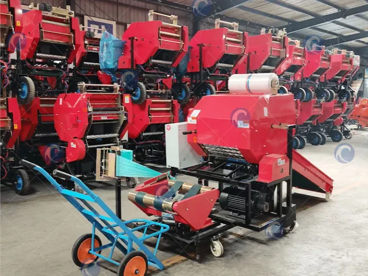 آلة التشكيل والتغليف للعلف المخمر