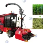 corn silage harvesting machine