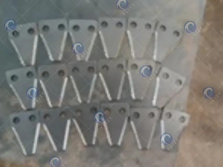 قاطع آلة تمزيق العلف المخمر