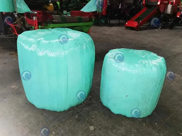 comparaison des produits finis de la presse à ensilage