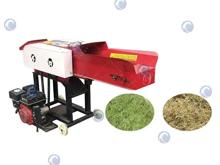 آلة قاطعة العلف مع العجن