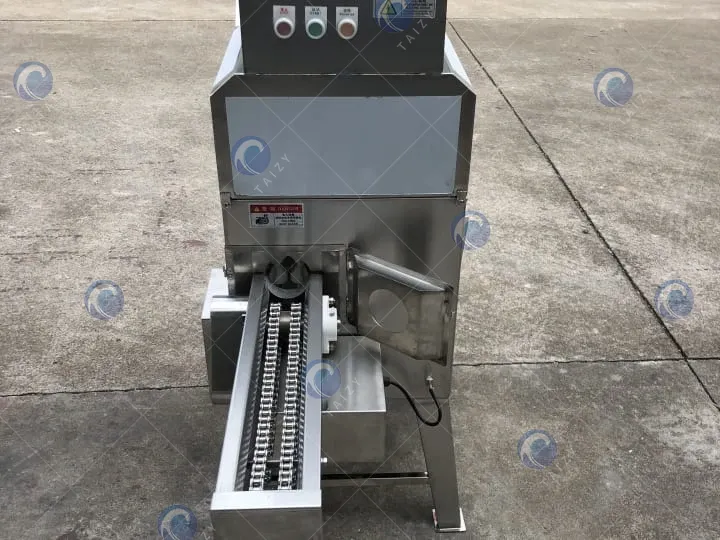 máquina peladora de maíz fresco