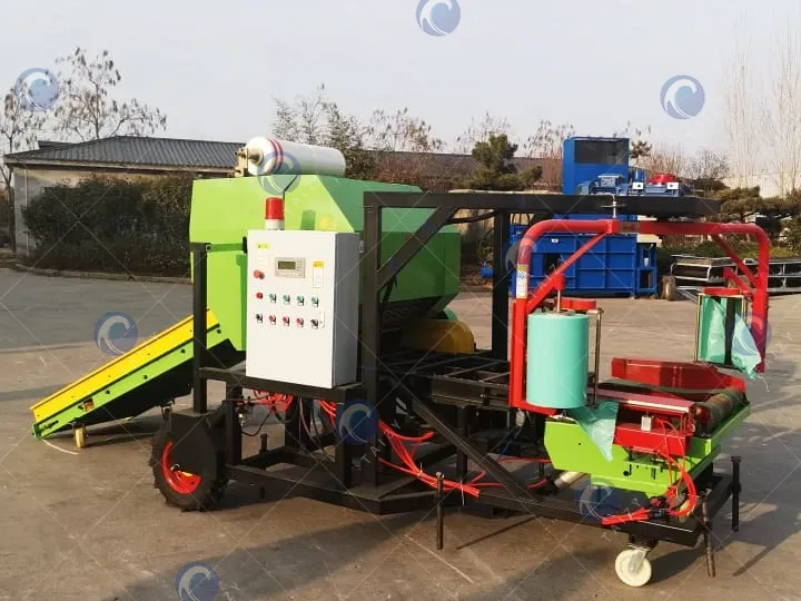 Machine à balles d'ensilage de maïs