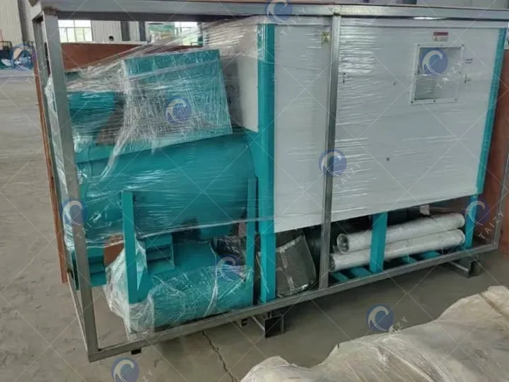 packaging of maize grits machine