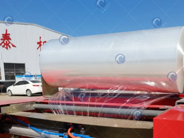 film plastique de la presse à ensiler