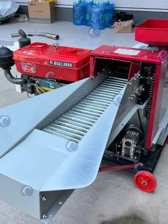 silage and grain crusher