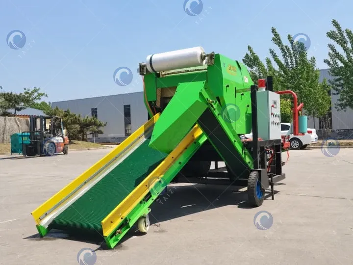 Machine à ensiler et envelopper