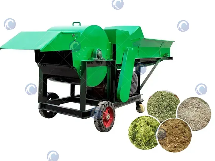 Silage cutting machine for feed processing