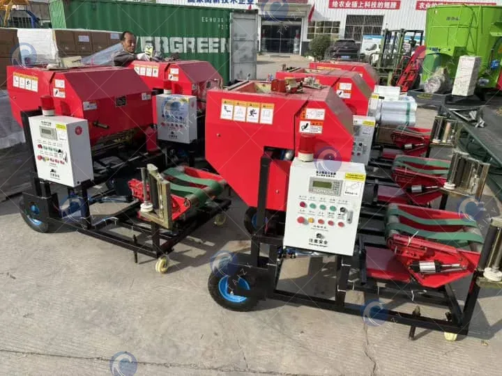 اشترى عميل كيني 5 آلات لفّ علف الذرة من Taizy