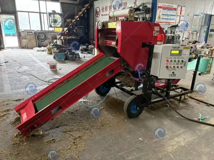corn silage baler machine