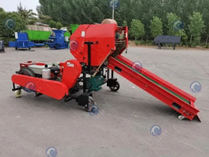 hay silage baling machine