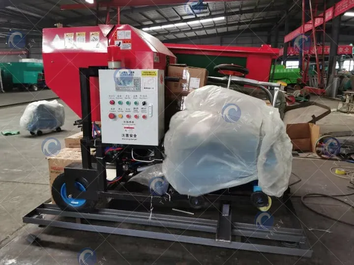 silage baler and wrapper