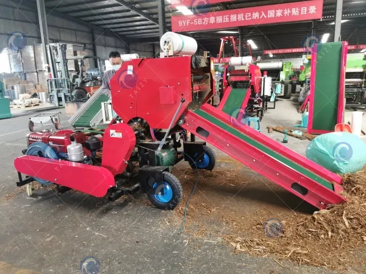 hay baling machine