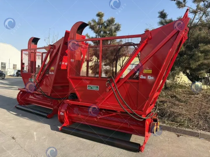 silage harvesting machine