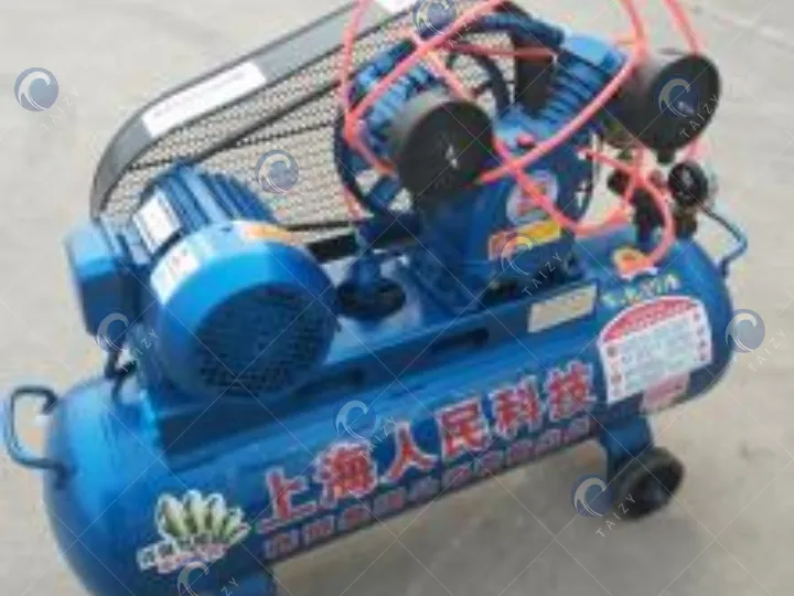 air compressor of silage round baler