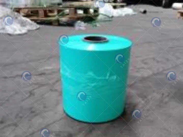 film of hay baler