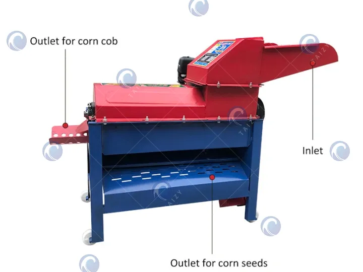 structure of maize sheller