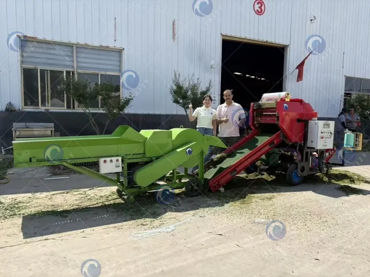 silage baler wrapper and chaff chopper