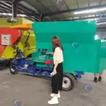 silage spreading truck