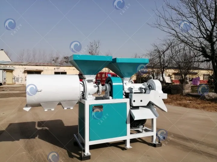 corn grits machine