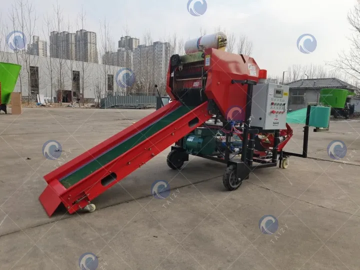 silage baler and wrapper machine
