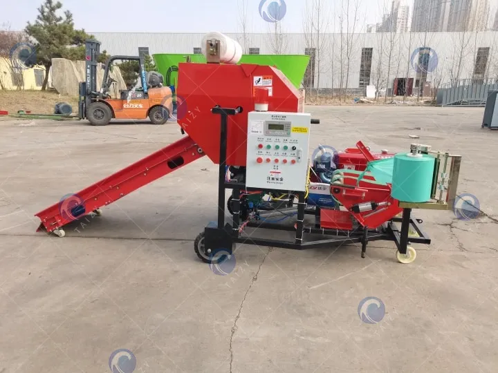 silage baling and wrapping machine