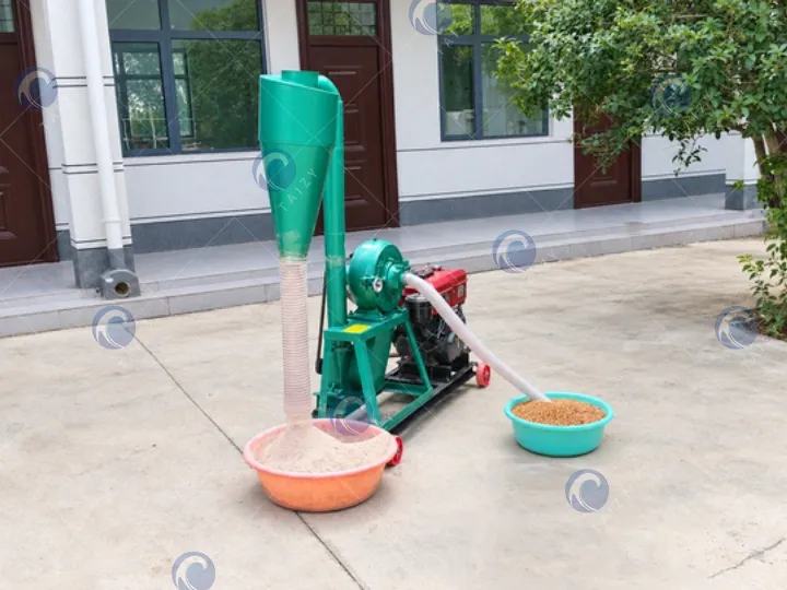 self-feeding grian grinding machine