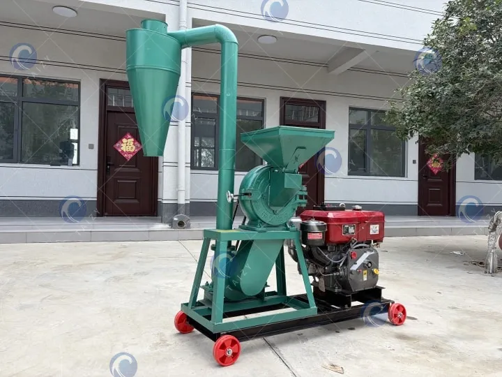 vertical hopper grain milling machine