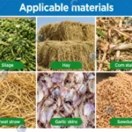 applicable materials of hydraulic baler machine