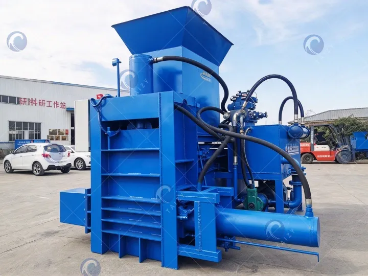 hydraulic square silage baler machine