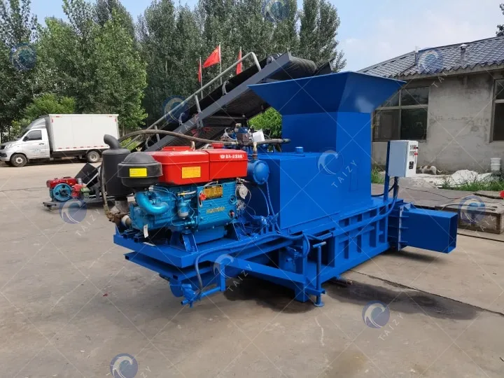 two-cylinder hydraulic baler machine
