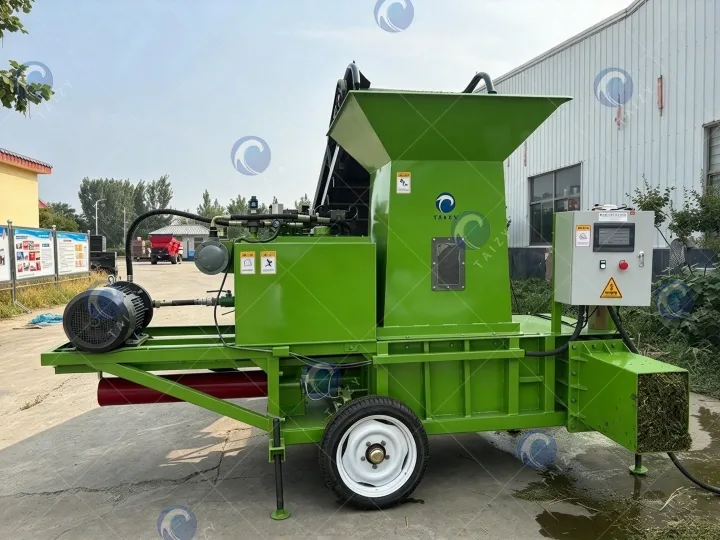 two-cylinder hydraulic hay baler machine