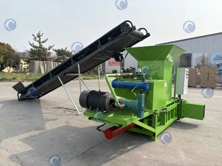 two-cylinder hydraulic silage baler machine